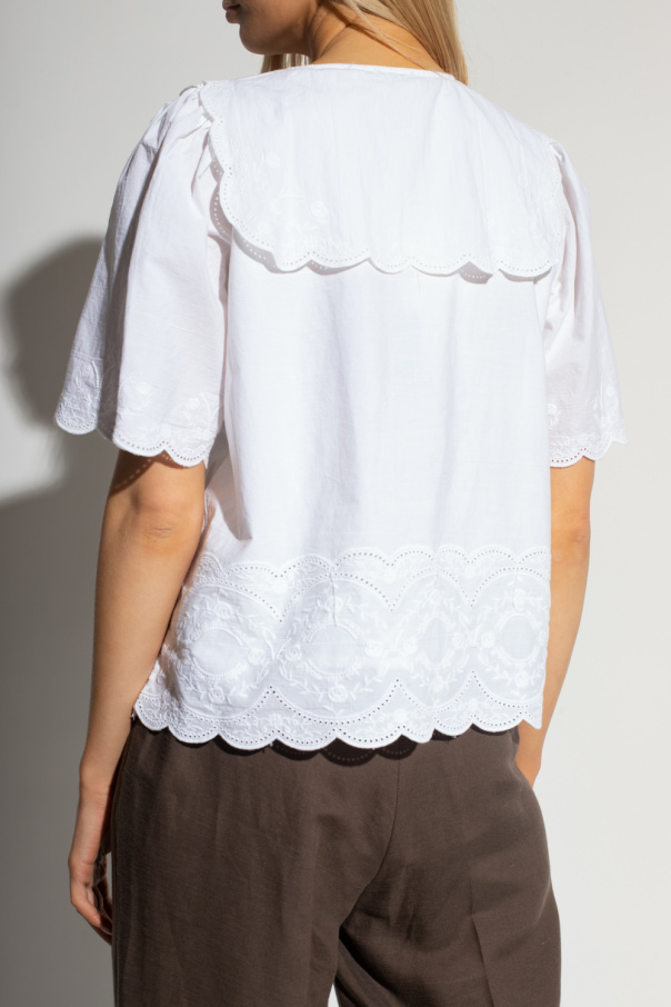 ‘Doris’ embroidered top Notes Du Nord Vitkac KR